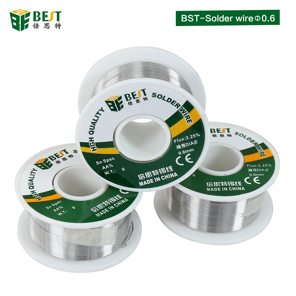 100g Sn 60/40 Tin Lead Solder Soldering Wire 0.3-1.0 mm Rosin Core Flux 2.25% Welding Wire Reel for Electronic Soldering Tools