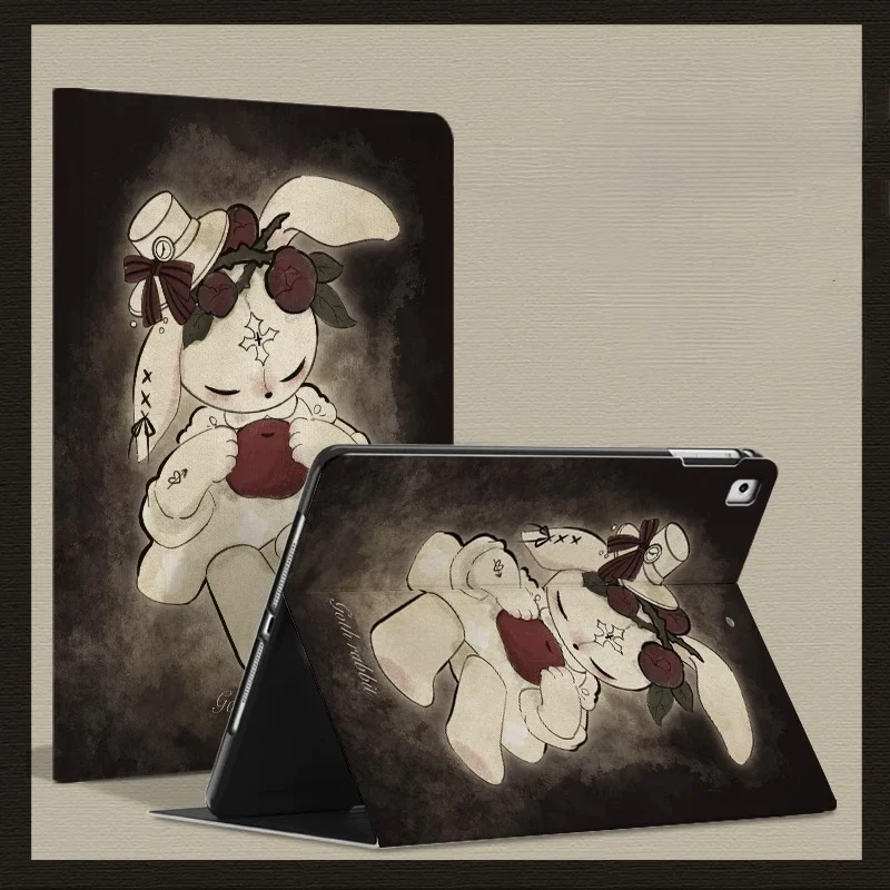 

Suitable for iPad cases, book-style silk-textured tablet protective cover