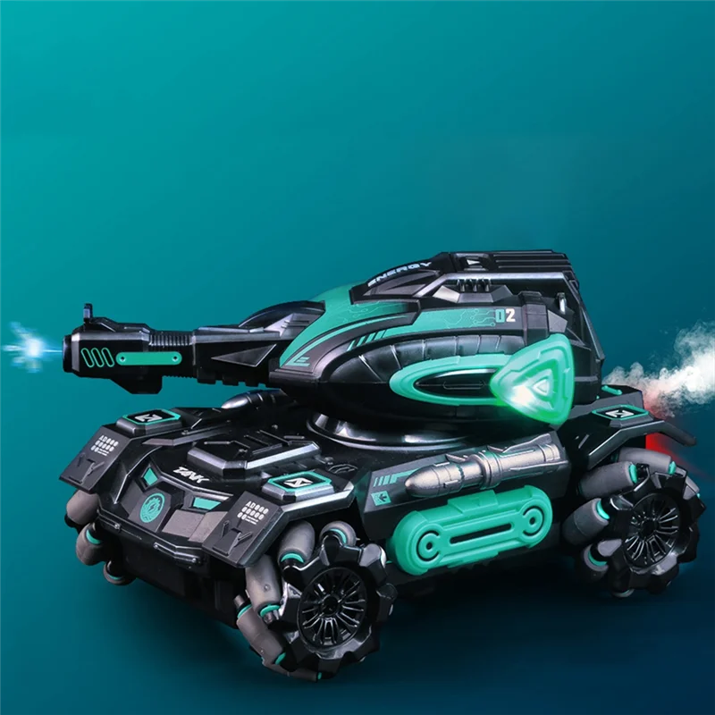 WOWFU-RC رذاذ الماء سيارة 2.4G أربع عجلات حيلة إطلاق خزان السيارة للبنين آلة درع المياه بولو الليزر مركبة #5
