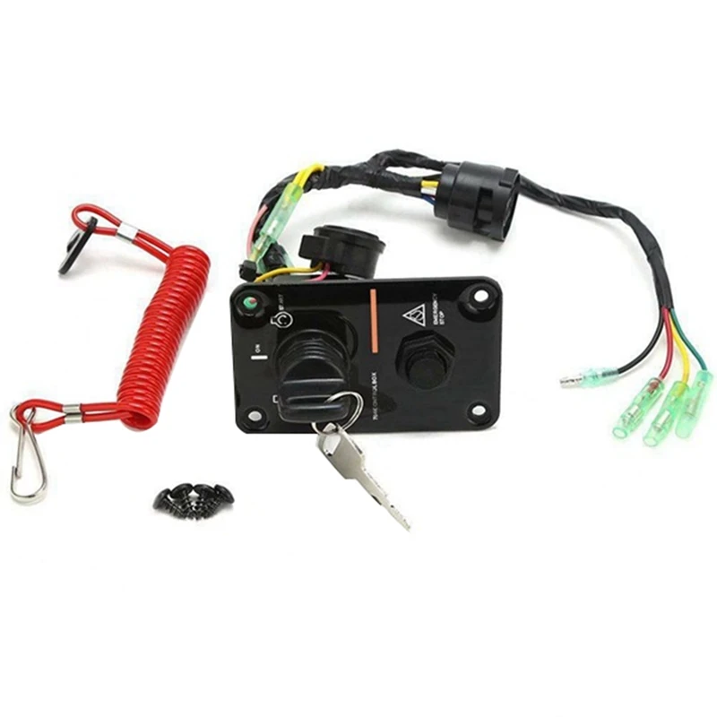 

B0a-tOutboard Single Control Key Panel DC12V Engine Switch Panel 704-82570-12-00 704-82570-08 for