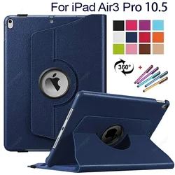 Suporte giratório para ipad, 360 graus, caso, ar 4, 5, 10,9 em, ar 4, 5, 10,9 em, ipad pro 10,5 em, 2017, 2019, 2017