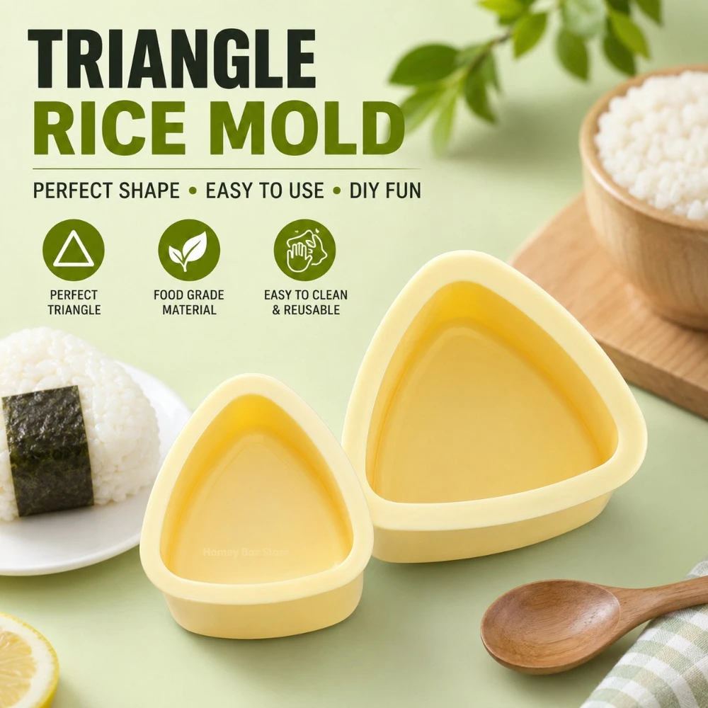 Molde para Sushi Triangular, Prensa para Bolas de Arroz con Cebolla, Juego de Utensilios de Cocina Japonesa para Bento, Kit para Hacer Onigiri, Herramientas y Gadgets para Comer