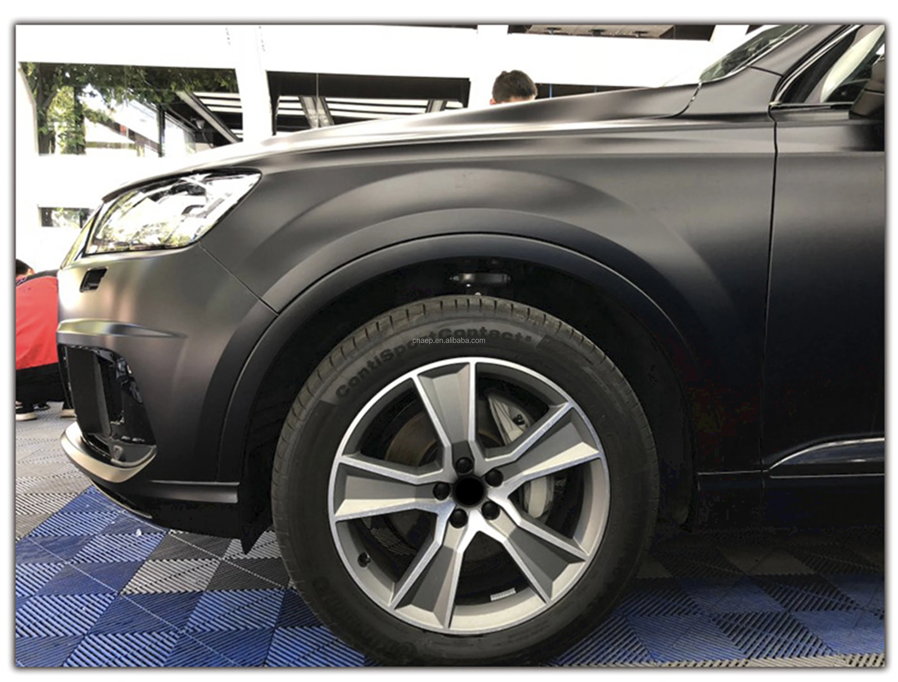 Mattschwarzer Ppf 7,5 mil Ashland Kleber Autolack Schutzfolie 1,52 * 15 m ROYAL RHINO Tpu Ppf Film für Karosseriefolie