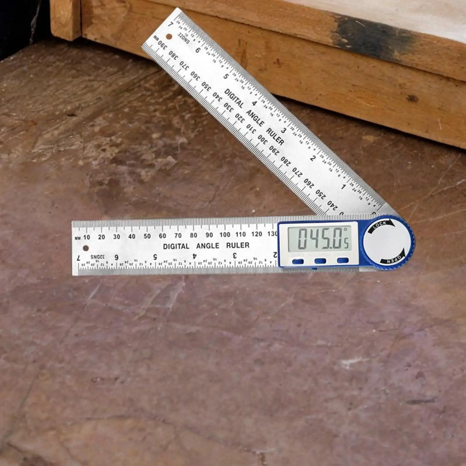 Digital Angle Finder Ruler Protractor Woodworking Measurement Level Ruler