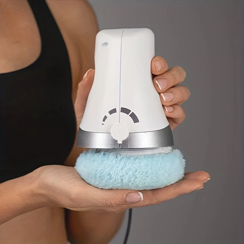 جهاز تدليك الجسم المحمول مع 3 قماش تدليك ناعم - يخفف توتر العضلات وتحسين الدورة الدموية للذراعين والساقين والوركين وبيل