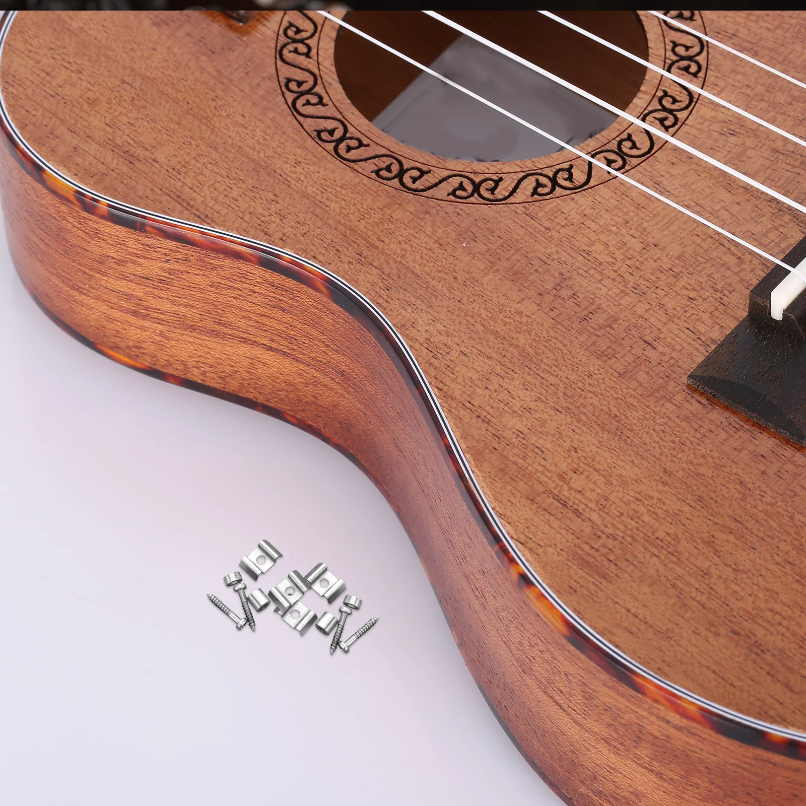 

1 set 1 Set Electric Guitar String Retainer Clip Stable Clamping For Changes, Compatible With Acoustic Bass Guitars