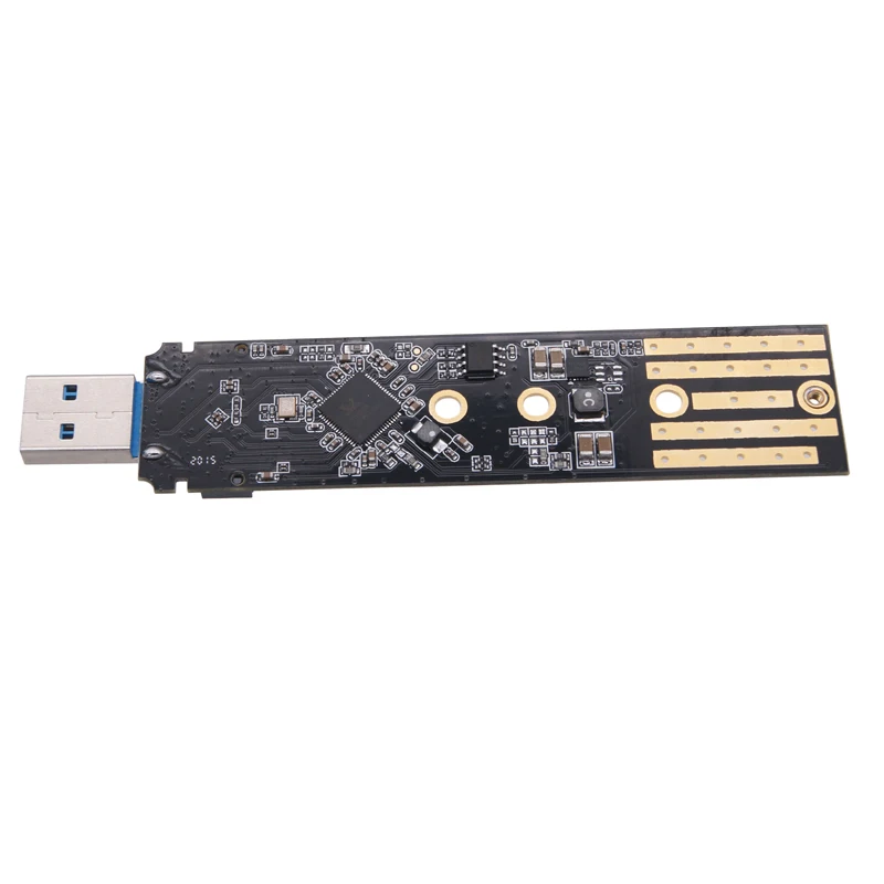 M2 to USB Adapter Realtek RTL9210B Chip NVMe to USB Adapter M Key NVME PCIE SSD Enclosure Adapter M.2 SSD to USB 3.1 Type A Card