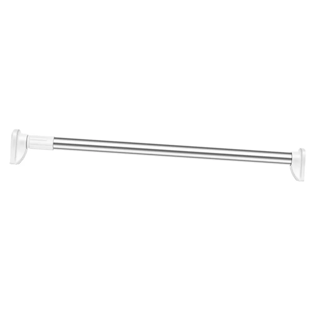 

Telescopic Clothes Rail Adjustable Closet Rod Drying Pole for Wardrobe Multipurpose Stainless Steel Heavy Duty Portable