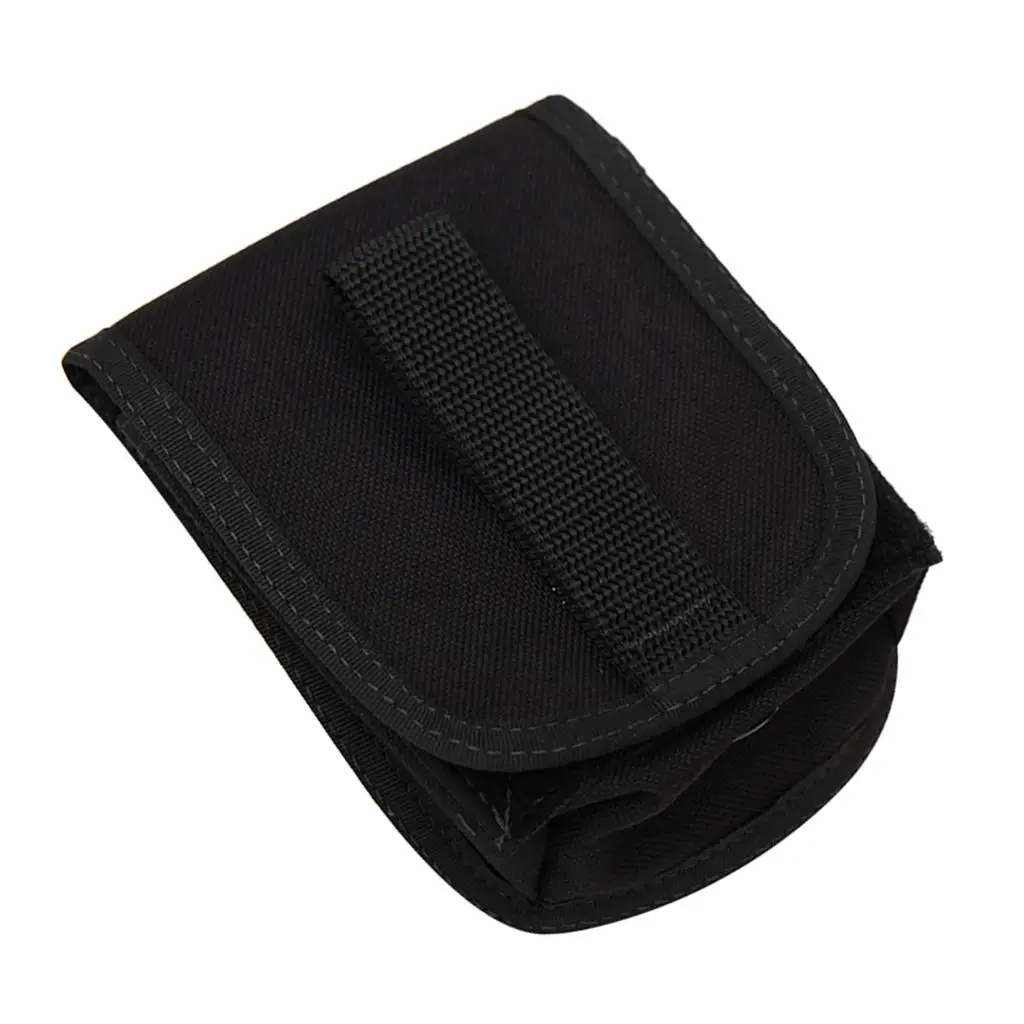 Backplate Scuba Diving Weight Pocket Nylon Pouch Strong Hook Fastener Belt Pack for Diver Accessories Use