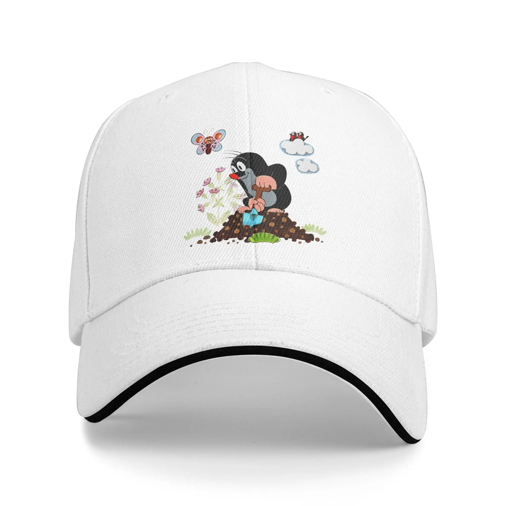 

Летняя повседневная бейсболка The Little Mole Tennis Skate Trucker Hat для мужчин и взрослых, солнцезащитный козырек, классические бейсболки