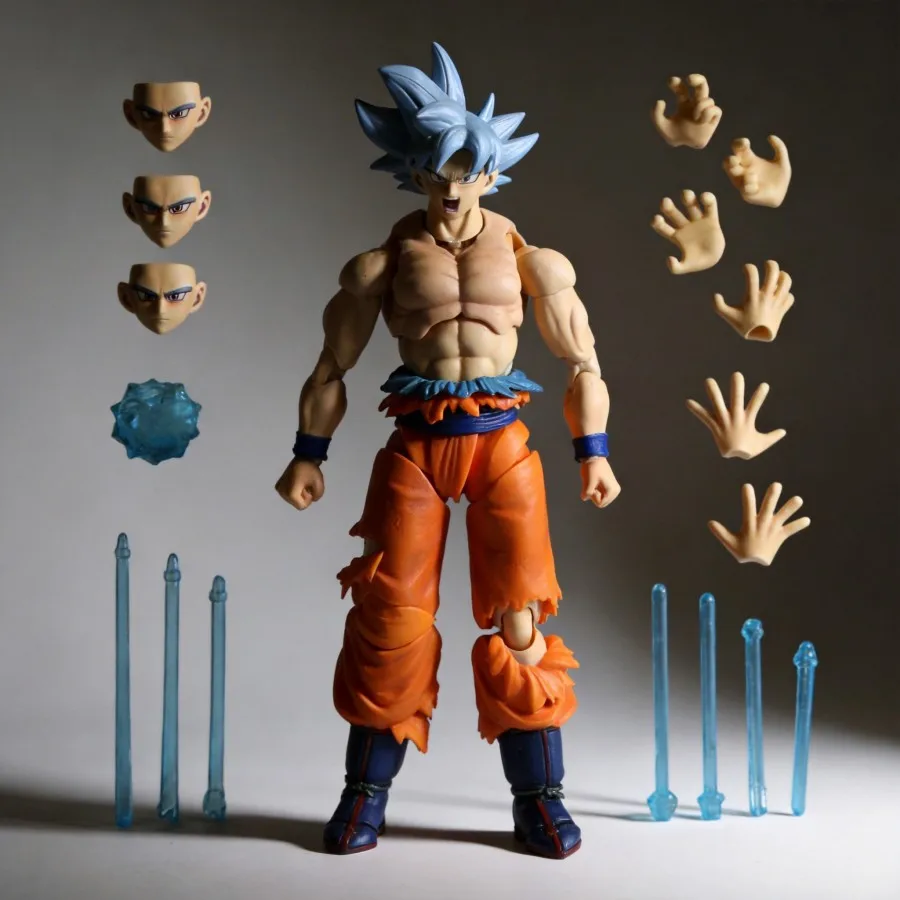 

Anime Dragon Ball Goku (Silver Hair) Figure 16cm Collectible Model Statue Decoration Gift for Fans