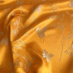 Latest Design Wholesale Top Quality Comfortable Feeling Fantastic Handfeel Silk Pattern Jacquard Fabric for Sleepwear Bedding