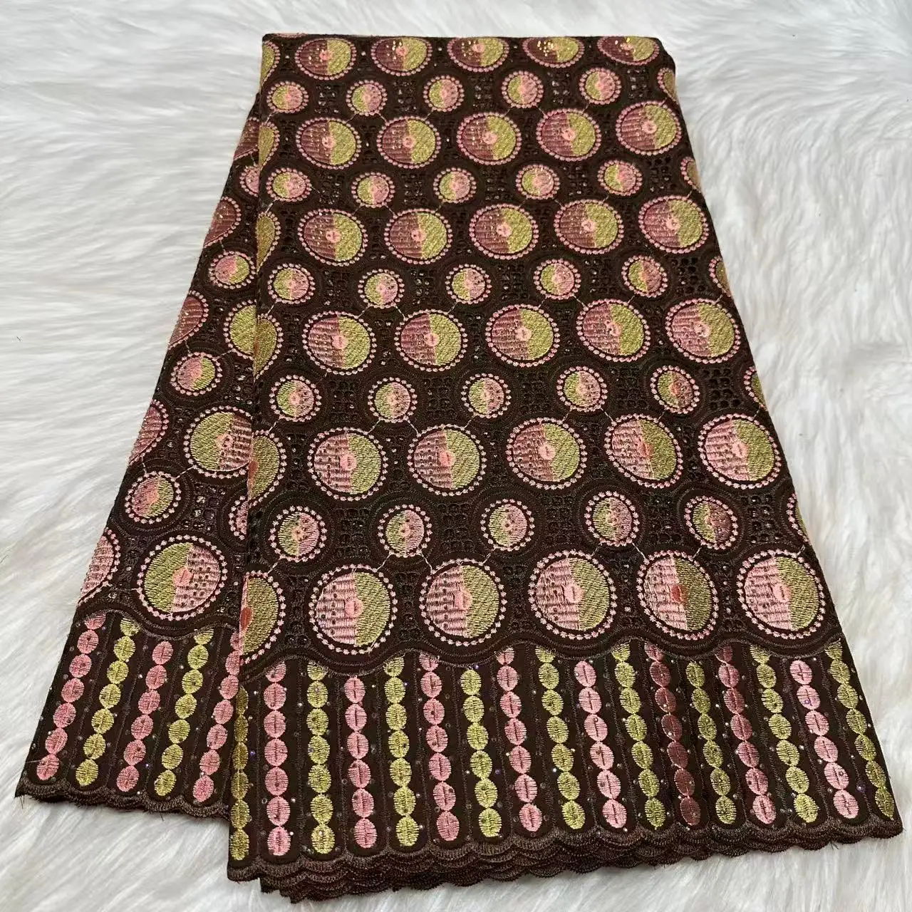 

Cotton Embroidered Lace Wine African Lace Fabrics 2026 Swiss Voile Lace Fabric With Stones Nigeria Party Lace Fabric Materials