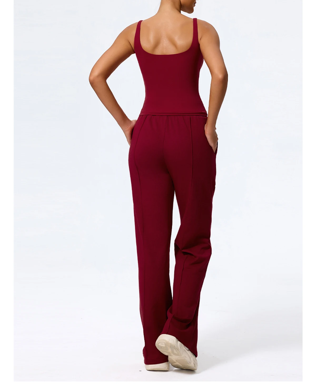 Hearuisavy Sommer Damen Workout Tanktop Gym Enganliegendes Unterhemd Atmungsaktiv Schnelltrocknend Ärmelloses Yoga-Oberteil Lauf-Sportweste – Detail 22