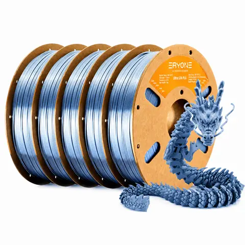 Eryone 5KG Ultra Silk PLA Premium Filament 3D Baskı, 1.75mm Çok Renkli Seçenekleri Mevcut 1kg Ultra Silk PLA, 1KG/Makara