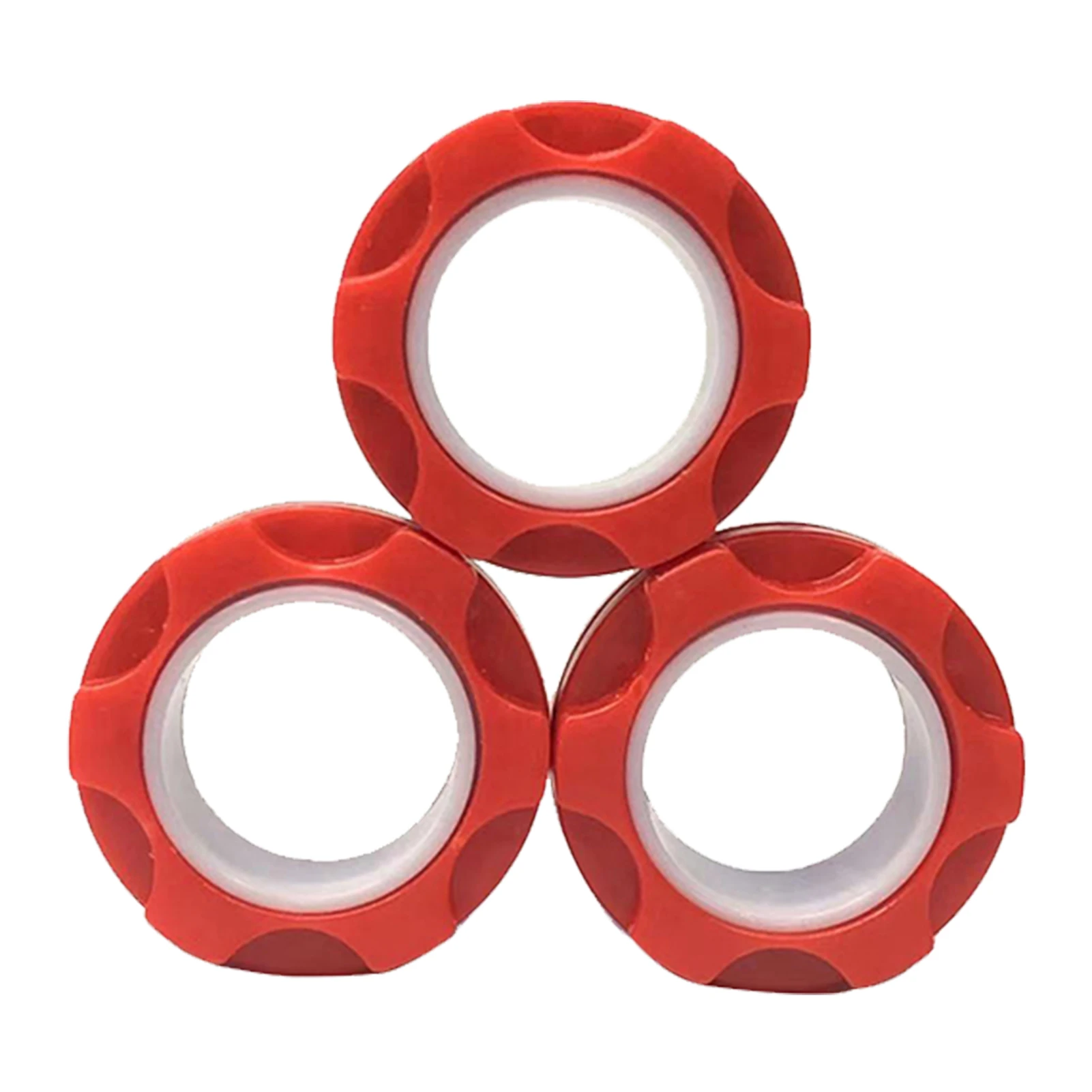 New Magnetic Rings Toy Anti-Stress Magic RingTools Children Magnetic Ring Finger Spinner Ring Anxiety Relief Therapy Toys