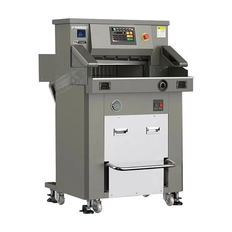Qianfeng H498T Hydraulic Programmable Paper Cutter Automatic Paper Cutter Reflective Film PVC Album Graphic Fast Printing