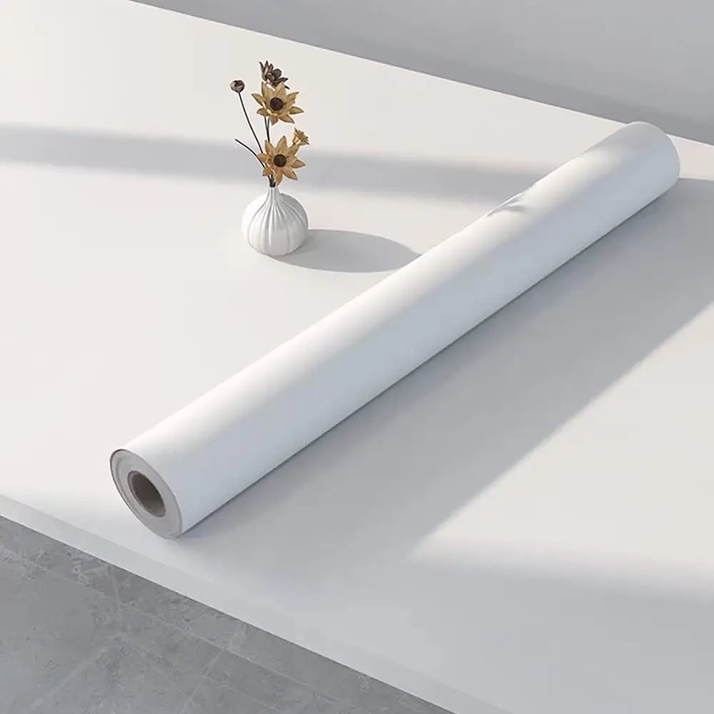 Matte Solid Color Peel and Stick Wallpaper, Self-Adhesive, Removable Wall Sticker, Waterproof, Contact Paper for Kitchen Counter
