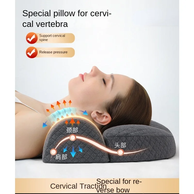 Pillow Cervical Support Improve Sleeping Special Men's Whole Head Neck Men's Deep Sleeping Girl's Single Memory Foam Home