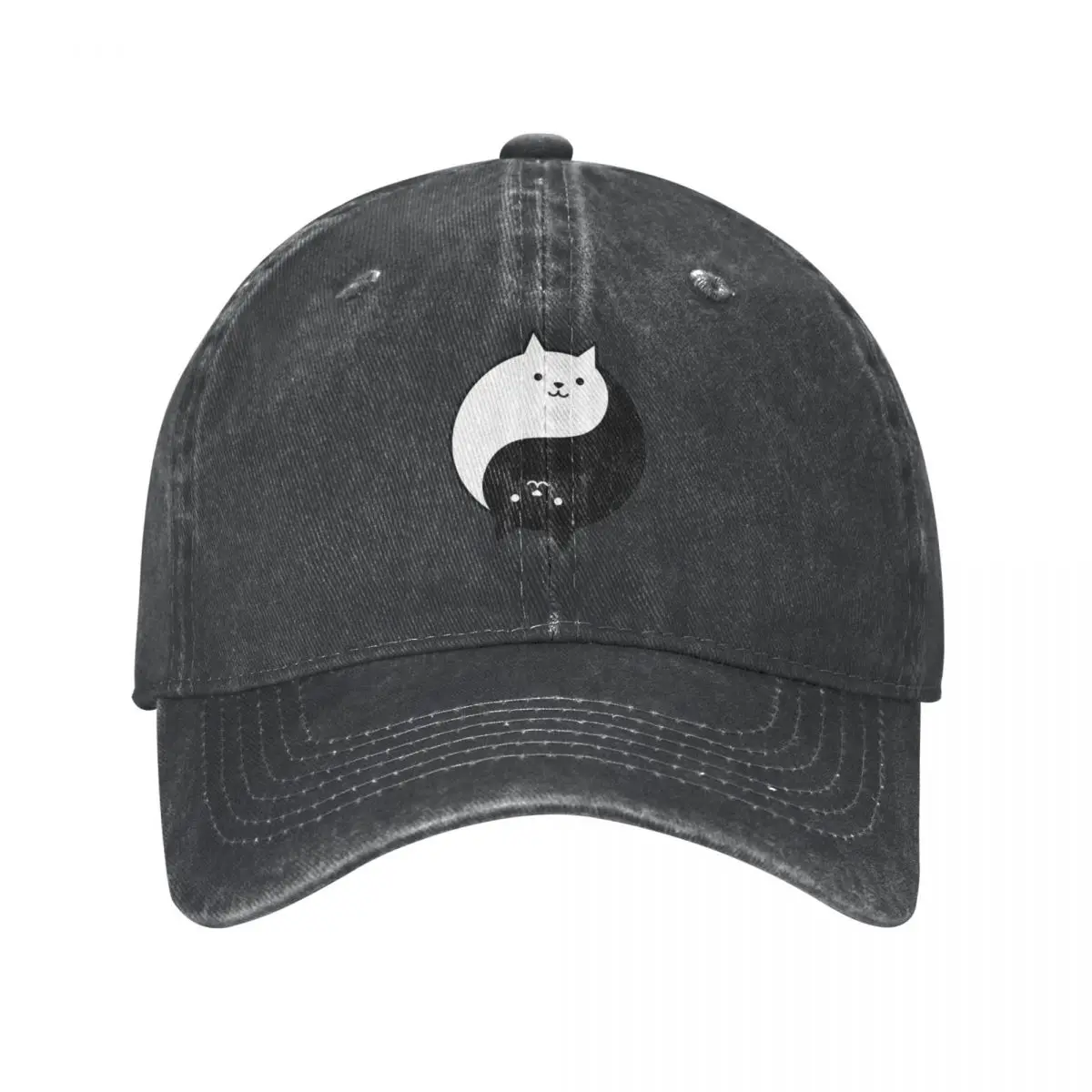 Balanced Cat Yin Yang Cowboy Hat Wild Ball Hat hiking hat Caps For Women Men's