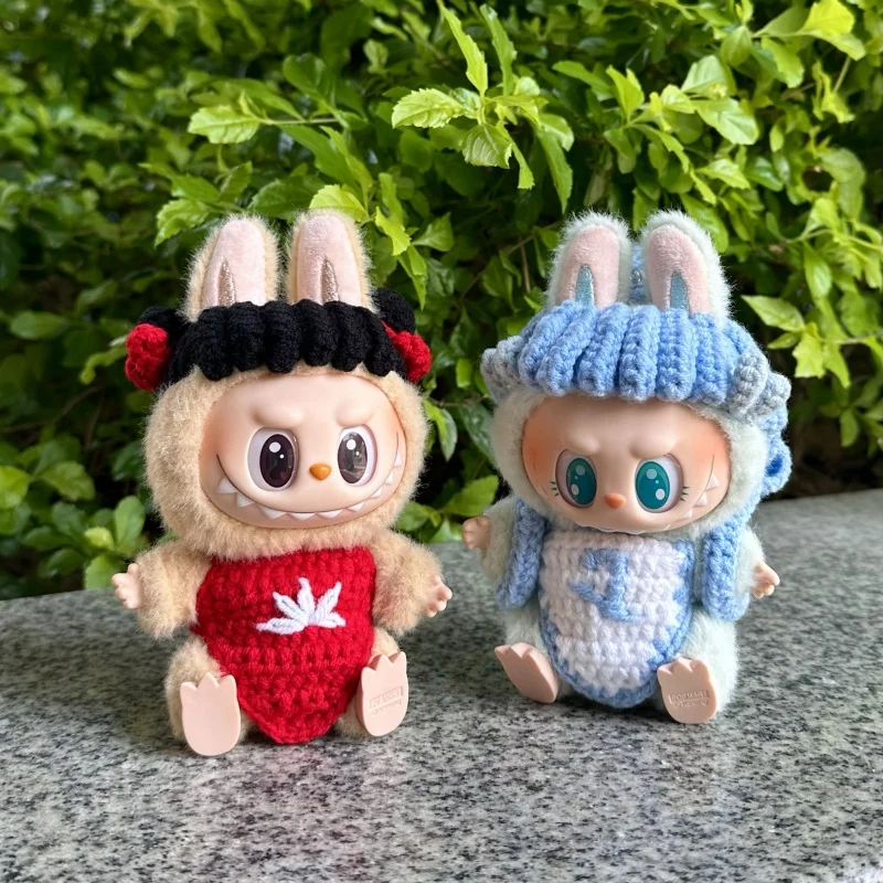 

Одежда Labubu для сидения, серия Nezha Ao Bing, комплект детской одежды, аксессуары Labubu, сменные аксессуары Ropa Labubu ручной работы