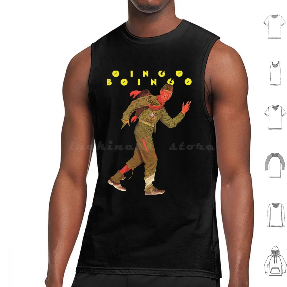 Oingo Boingo-Just A Lad-Limited Edition Perfect Gift Tank Tops Print Cotton Oingo Boingo New Wave Electronic 1980s 80s