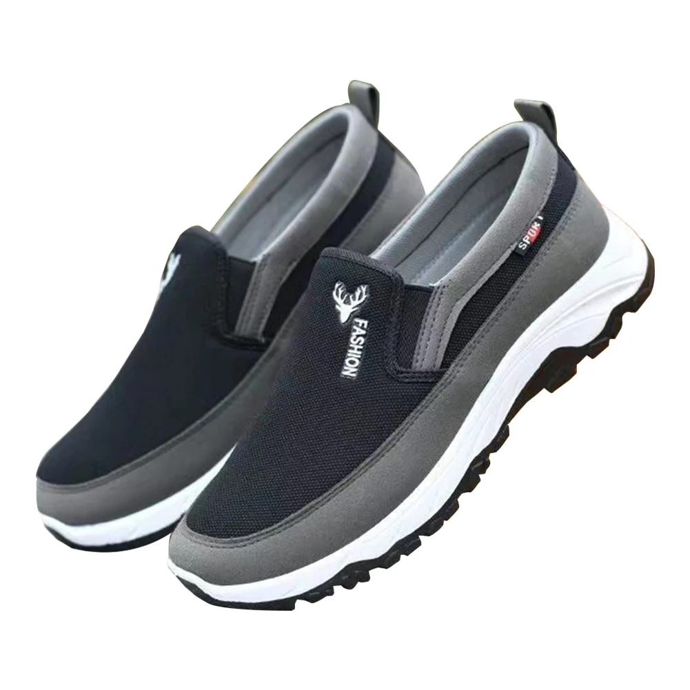 

Anti-slip and Wear-resistant Men's Vulcanize Shoes 2024 New Slip-On Footwear Men Walking Shoes Outdoor Fashion Casual Loafers