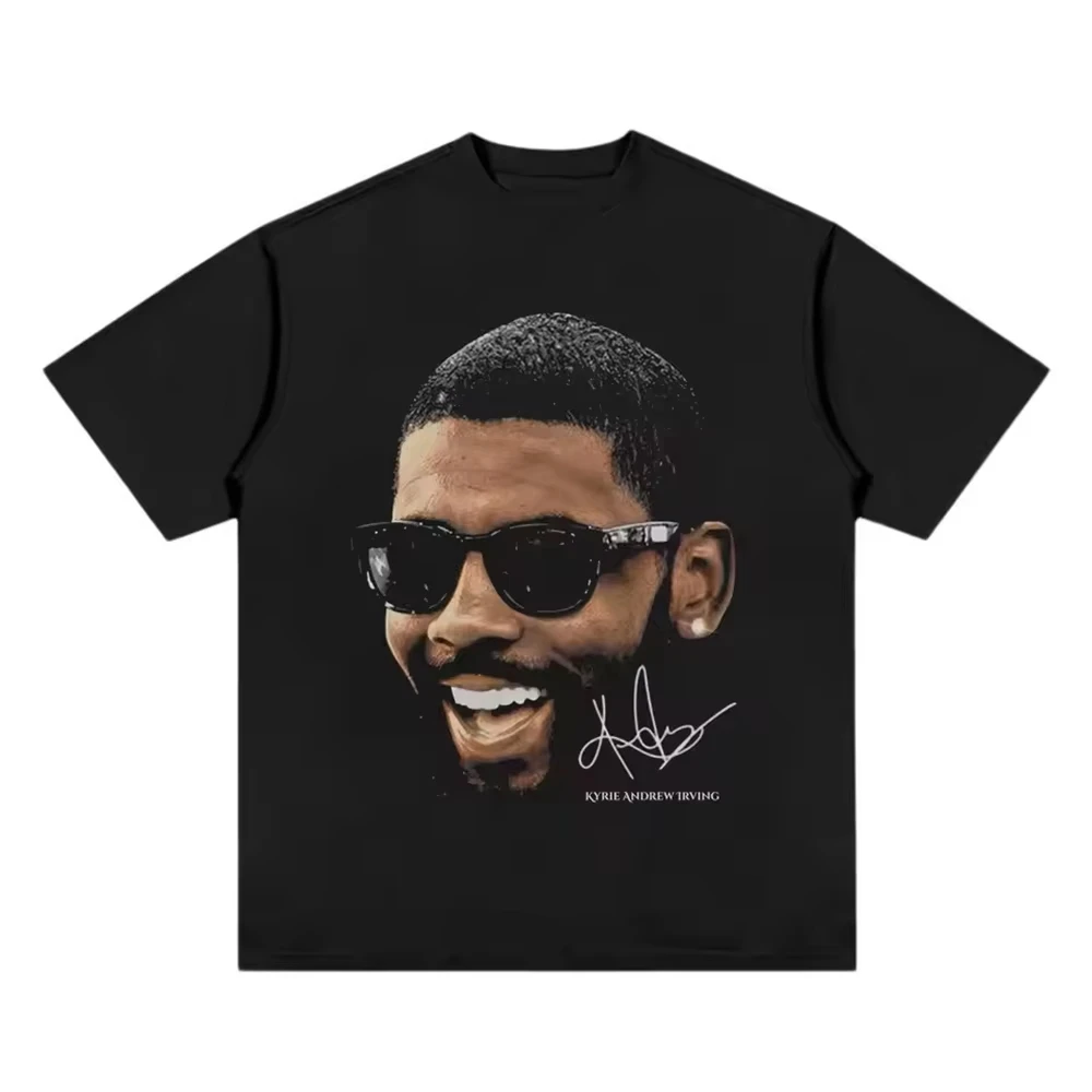 American Professional Basketball Star Sports Tee Shirt Homm Men Clothing Short Sleeve Oversize Printing Pullover T-shirt image 2