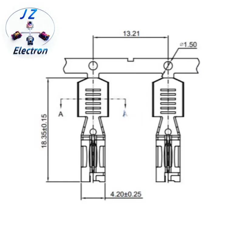 30PCS Original Genuine Connector A7501AF-SCA Terminal Automotive Smart Electronic Devices