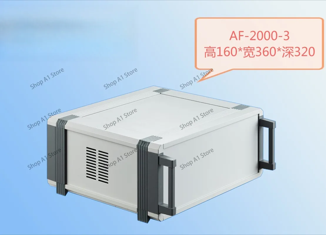 Aluminum alloy power supply shell outer box instrument shell frame custom DIY all-aluminum desktop control chassis