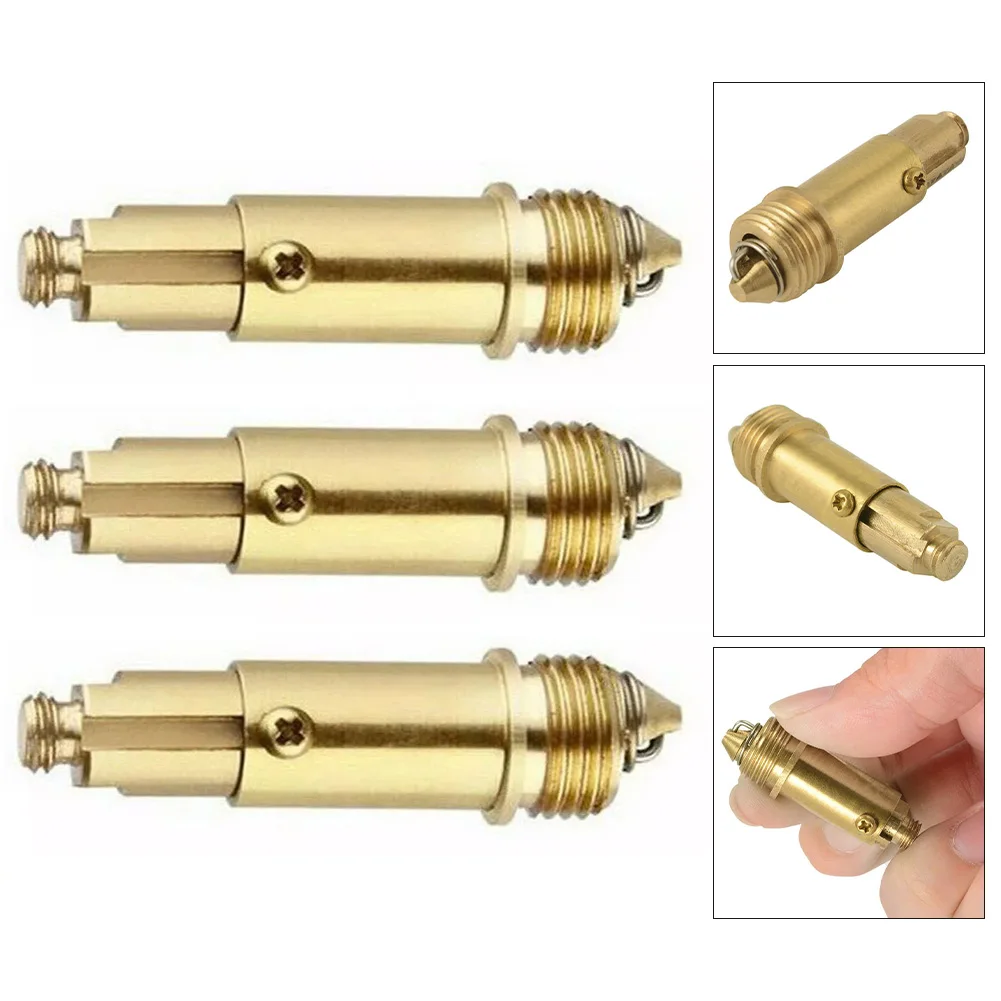 3pcs Spring Bolts Brass Click-Clack Basin Waste Set For Easy Installation Home Improvement Plumbing Fixtures Power Tools Parts