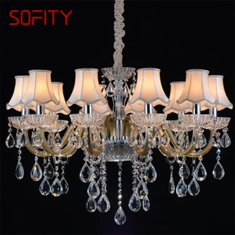 

SOFITY European Style Chandelier Lamp LED Pendant Lighting Luxury Decorative Fixtures for Home Hall