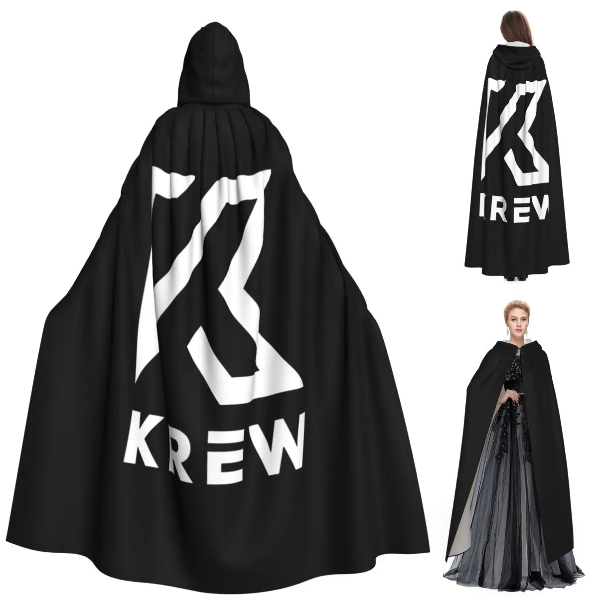 

Милый игровой фанарт Funneh And The Krew, детский длинный плащ с капюшоном из мультфильма, средневековый костюм ведьмы, накидка для косплея, накидка на Хэллоуин, вампир