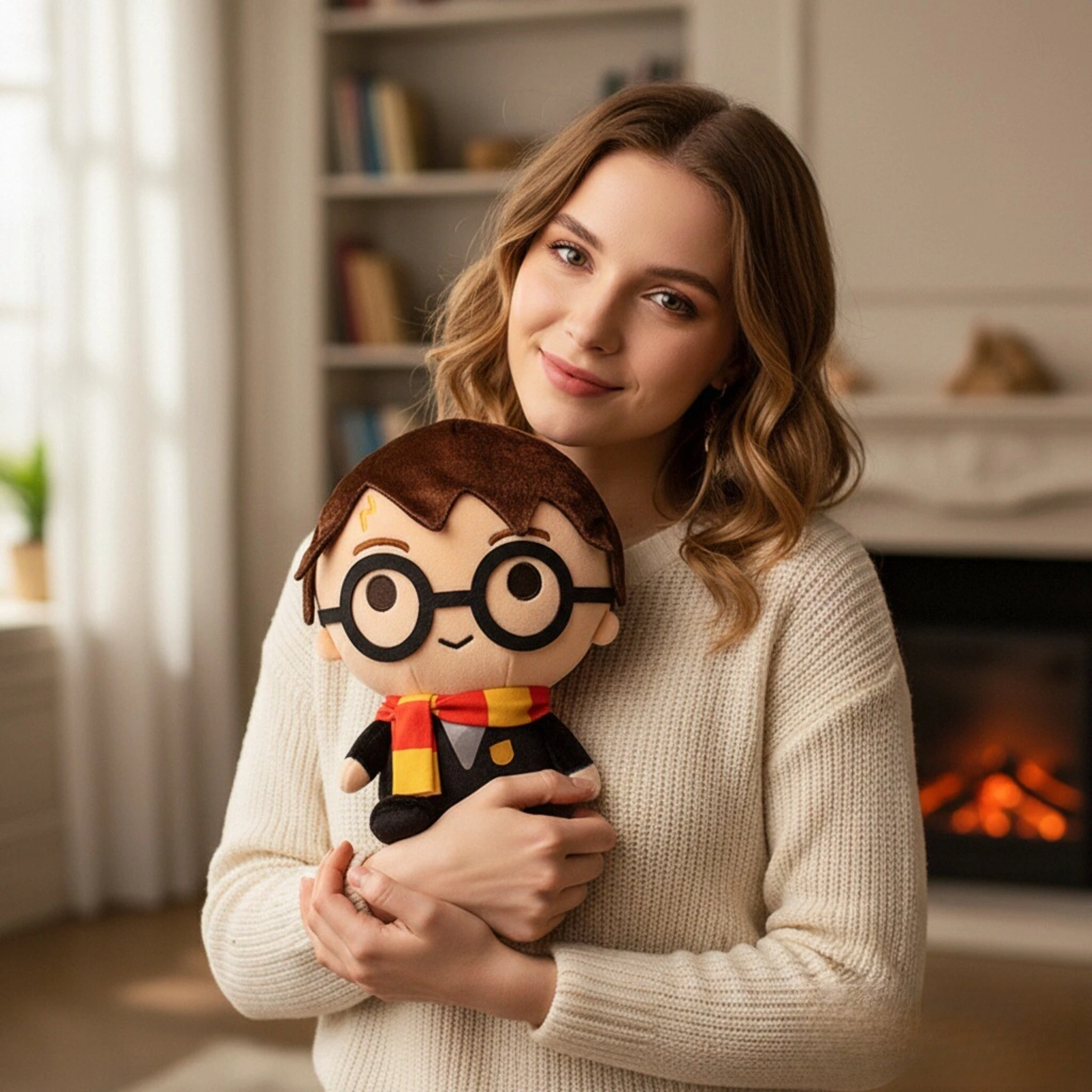 

Harried Plush Toy Scarf Ron Movie TV Stuffed Toys Doll Movie TV Stuffed Toys Doll Character Plush Doll Cute Birthday Gift