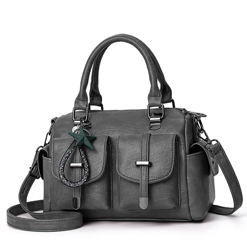 Bag Women 2022 New Fashion Handbag Korean Soft Leather Large Capacity Middle aged Mother Shoulder Bag