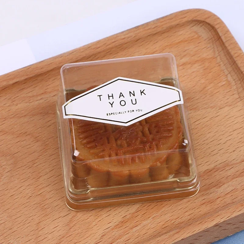 110pcs/pack Funny Golden Color With Polygon Cake Packaging Sealing Label Baking DIY Work Gift For Invitation