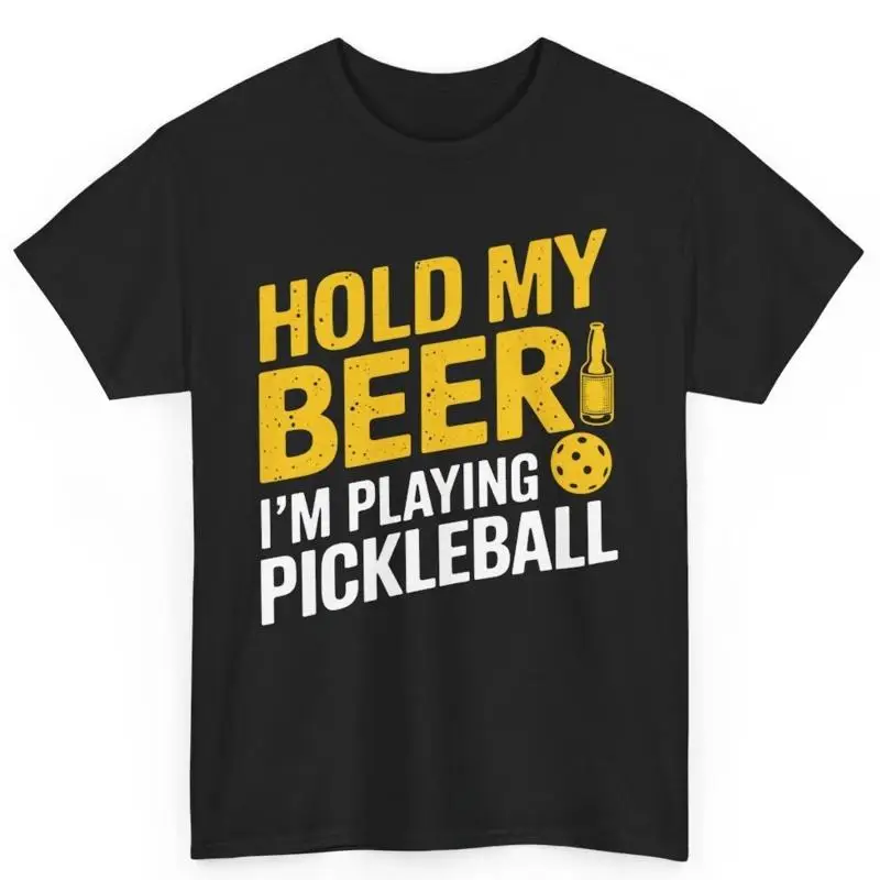 

Хлопковая футболка Pickleball Player S Hold My Beer, я играю