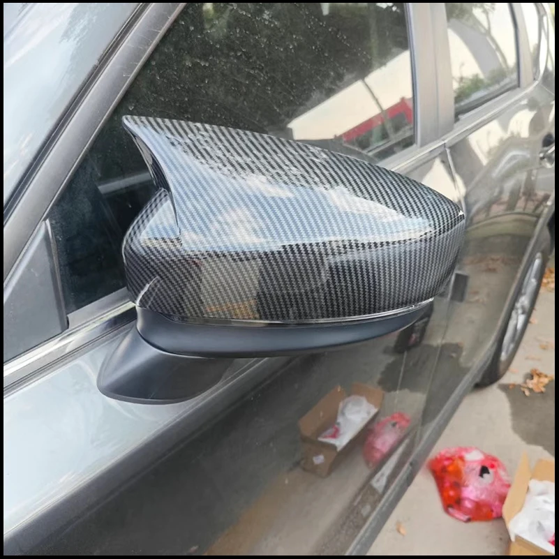 

FOR Mazda CX-5 CX5 2017-2024 REARVIEW MIRROR COVER STICKER TRIM With Horn Housing Decoration Car Styling Auto Parts Accessories