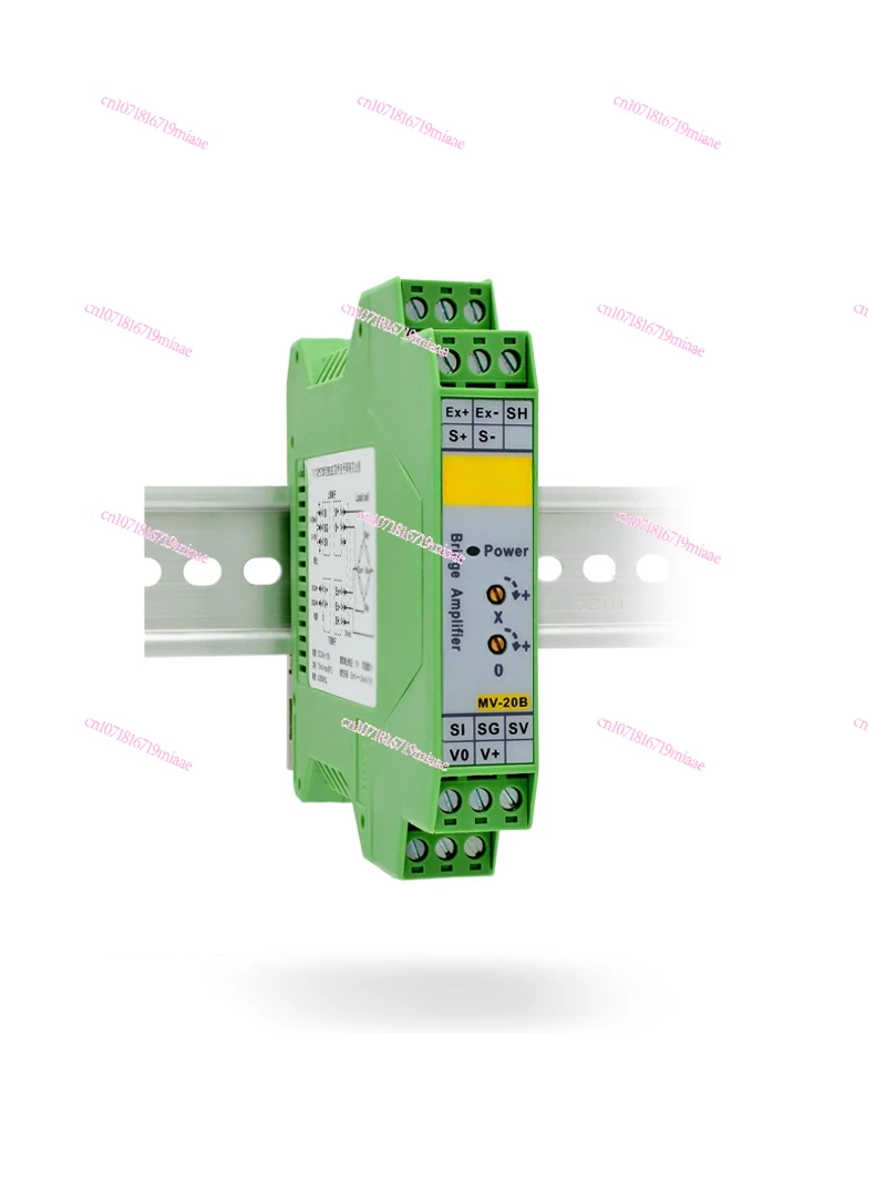 

Precision Weight Transmitter Strain Bridge Force Measuring Pressure Tension MV Signal Amplifier 0-20mA ± 10V