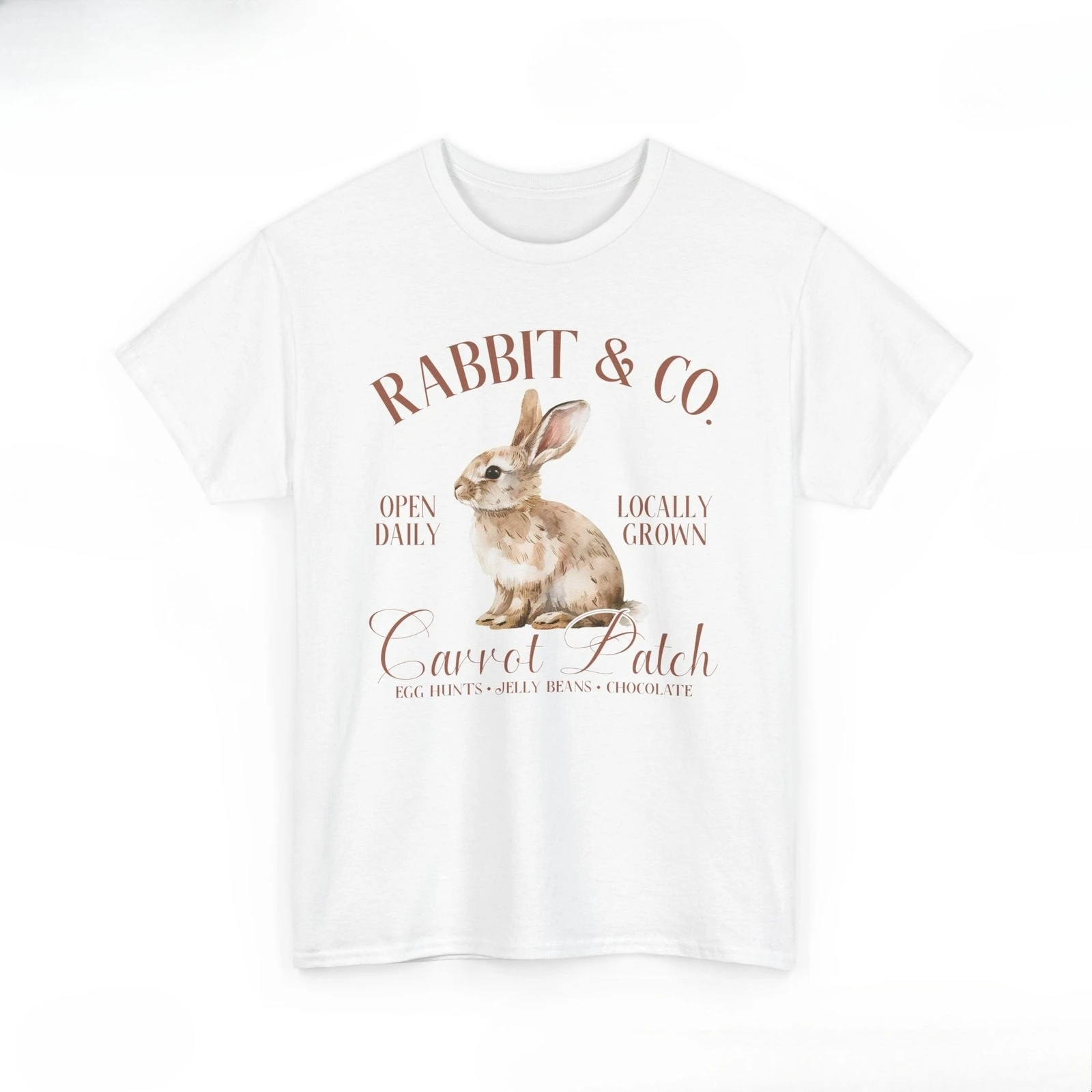 الفراشات الزهور تي شيرت الربيع الجمال الطبيعة المحملة أرنب عيد الفصح الربيع مضحك بلايز منفعل بسيط عارضة قميص ضغط #3