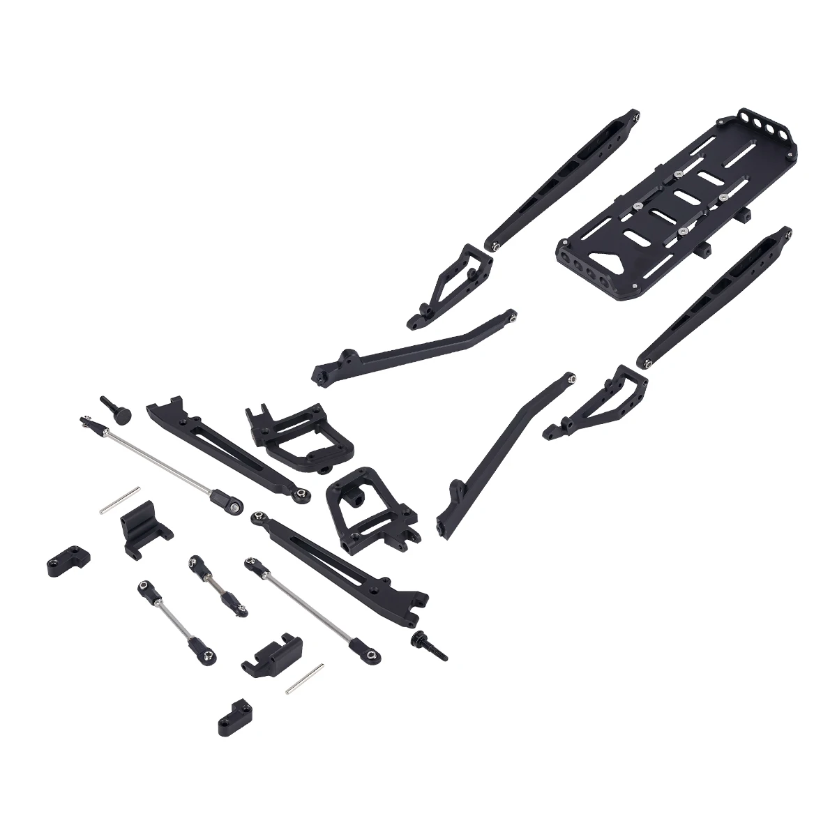 Aluminum Twin I-Beam 2WD Pre-Runner Suspension Conversion Upgrade Kit for 1/10 RC Crawler Car SCX10 I II 90046 90047 Axle Tool