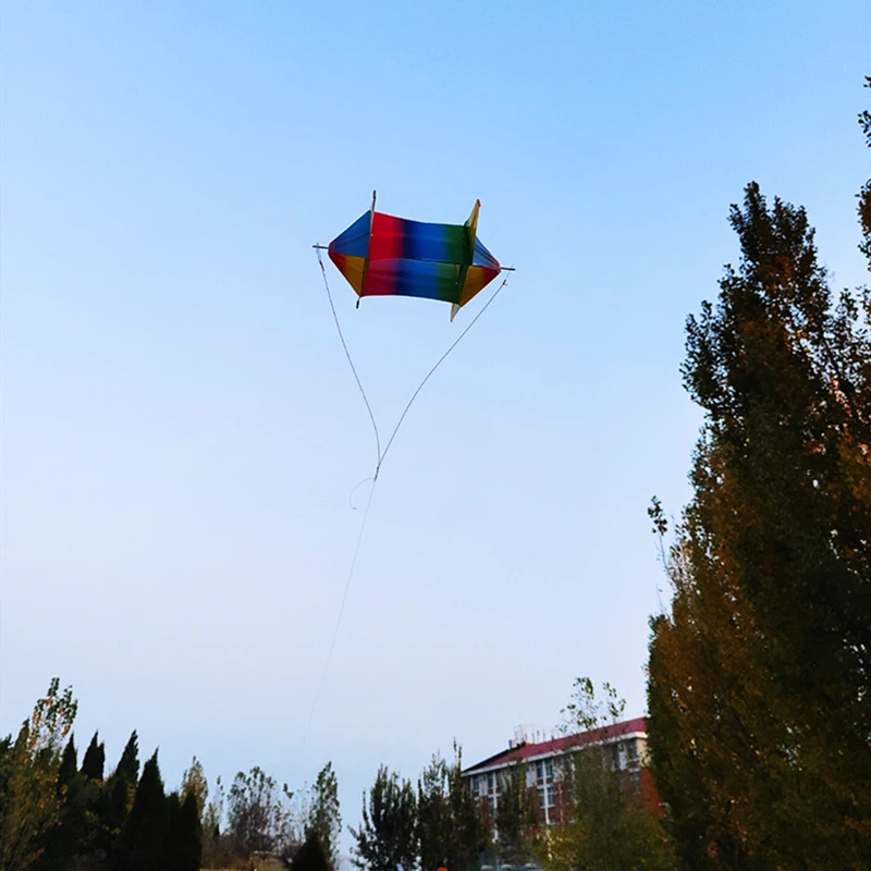 PE rotating kite flying toys for children kites 3d kites snake coil show kites toy sports Outdoor play wind kite Fishing toy fun