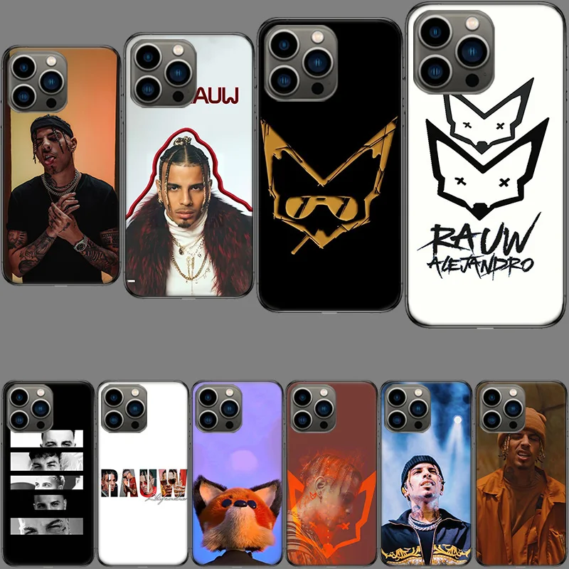 R-Rauw Alejandro Rapper Phone Case For Iphone 16E 15 Pro 14 Plus 17E 16 17 Pro Max Air 11 12 13 Mini Shockproof Capa Cute Cov