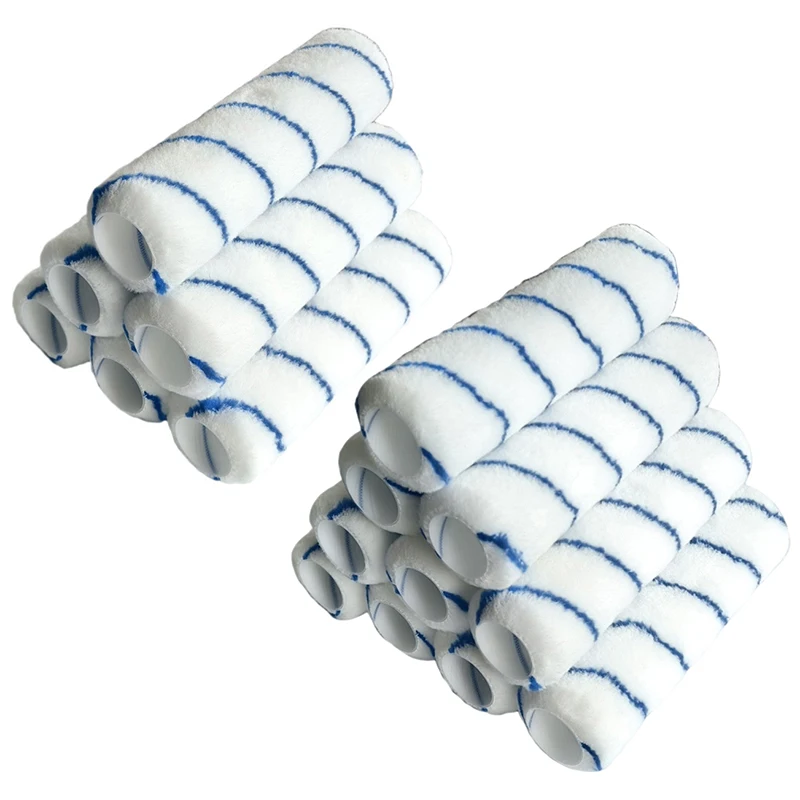 6/10 STKS 9-inch X 1,5 "Geweven Microfiber Kooi Verfroller Met Medium Stapel