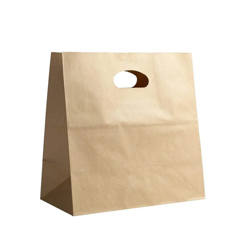 

Customized product、High Quality Plain Kraft Paper Custom Logo Paper Bags Bio-degradable Paper Bag