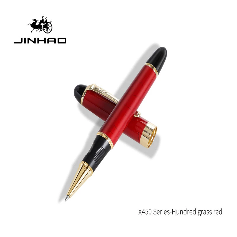 Imagem -03 - Jinhao X450 Clássico Canetas Esferográficas Luxo 0.5 mm Nib Escrita Caneta Escritório Assinatura Escola Caligrafia Material de Escrita Papelaria