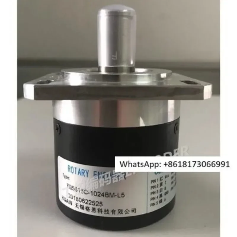 

Фотоэлектрический энкодер для шпинделя станка с ЧПУ FB5815C-1024BM-L5, диаметр вала 15 мм, 1024 импульса/об.