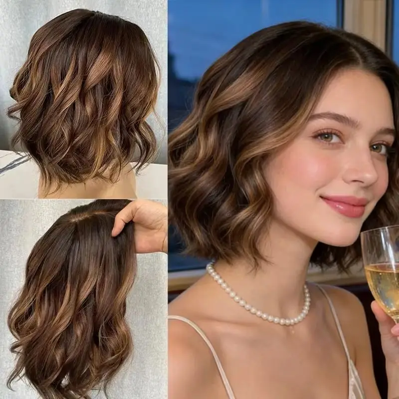 

Высококачественные парики из натуральных волос 2026 года, светло-коричневые с блонд-оттенками, с кружевной передней частью, HD, без клея, из девственных индийских волос, хит продаж