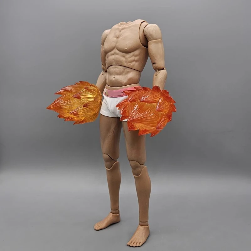 1/6 Soldier Accessories Hair Modification Flame Special Effects Piece Fire Fist Model Toy Fit 12'' Action Figure Body In Stock