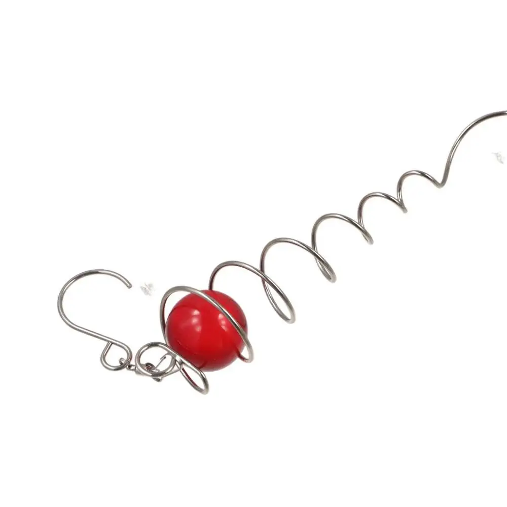 Gazing Crystal Glass Ball Spiral Tail Wind Spinner Accessories Outdoor Garden Art Ornaments Stabilizer Swivel Hook Hanging Decor